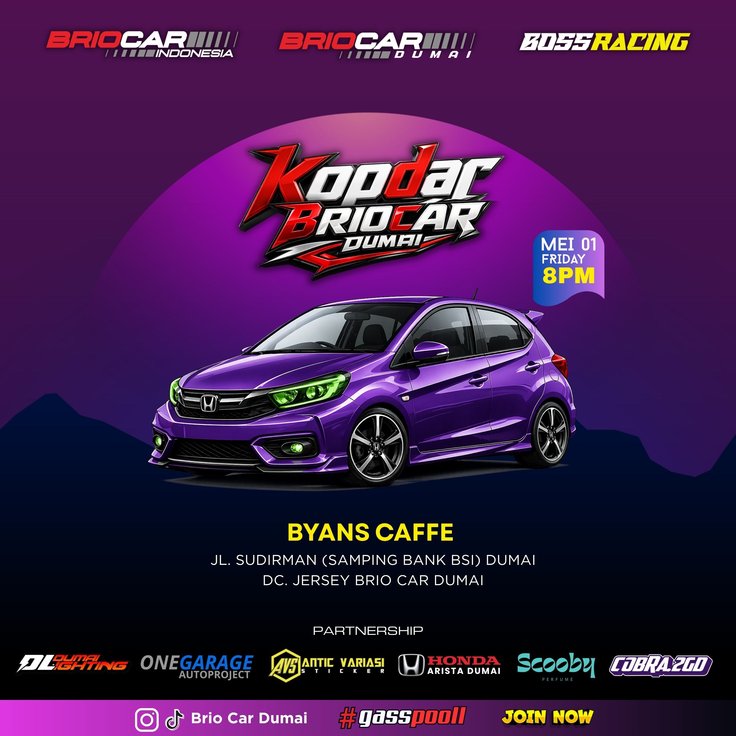 Flyer Kegiatan Brio Car Dumai