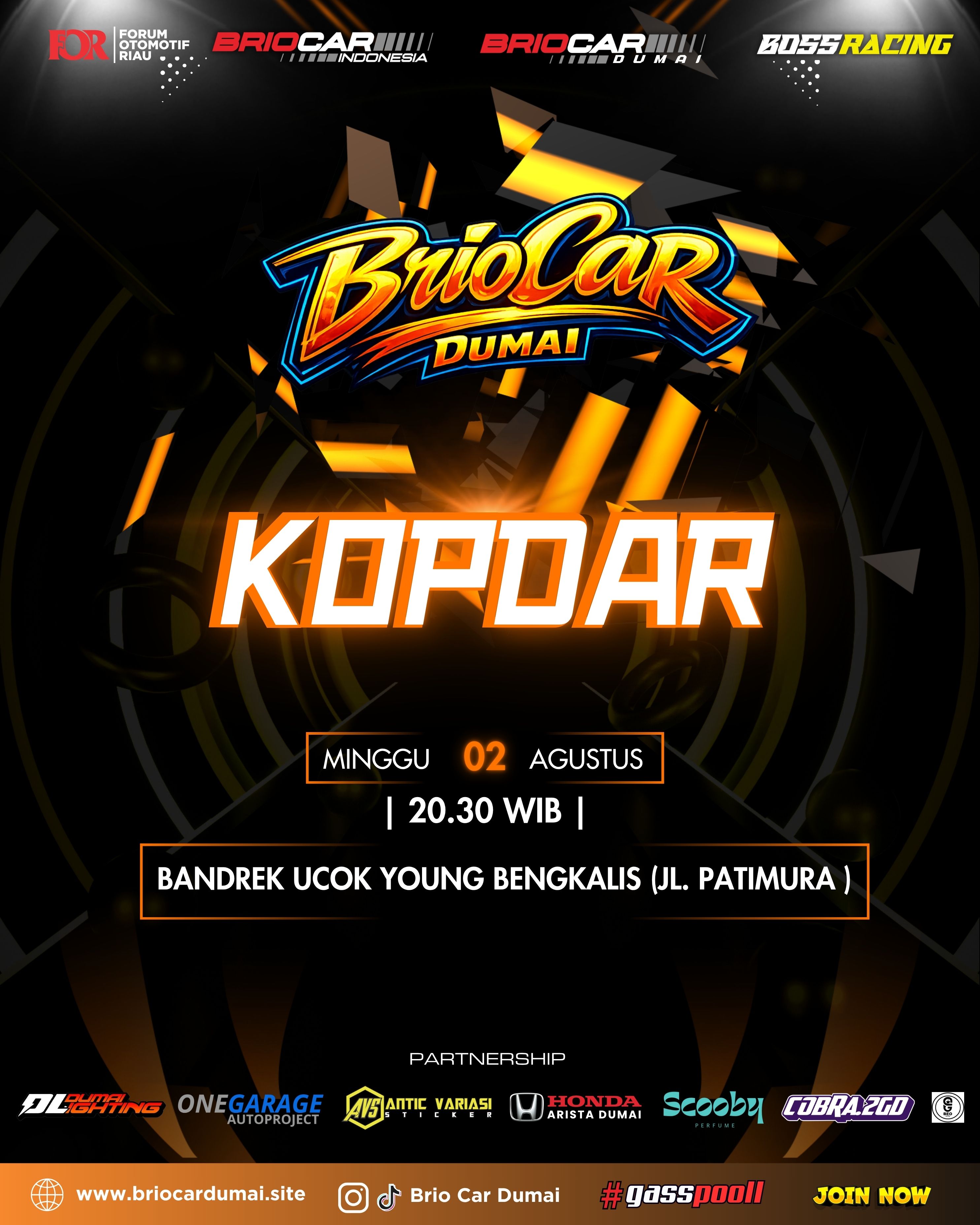 Flyer Kegiatan Brio Car Dumai