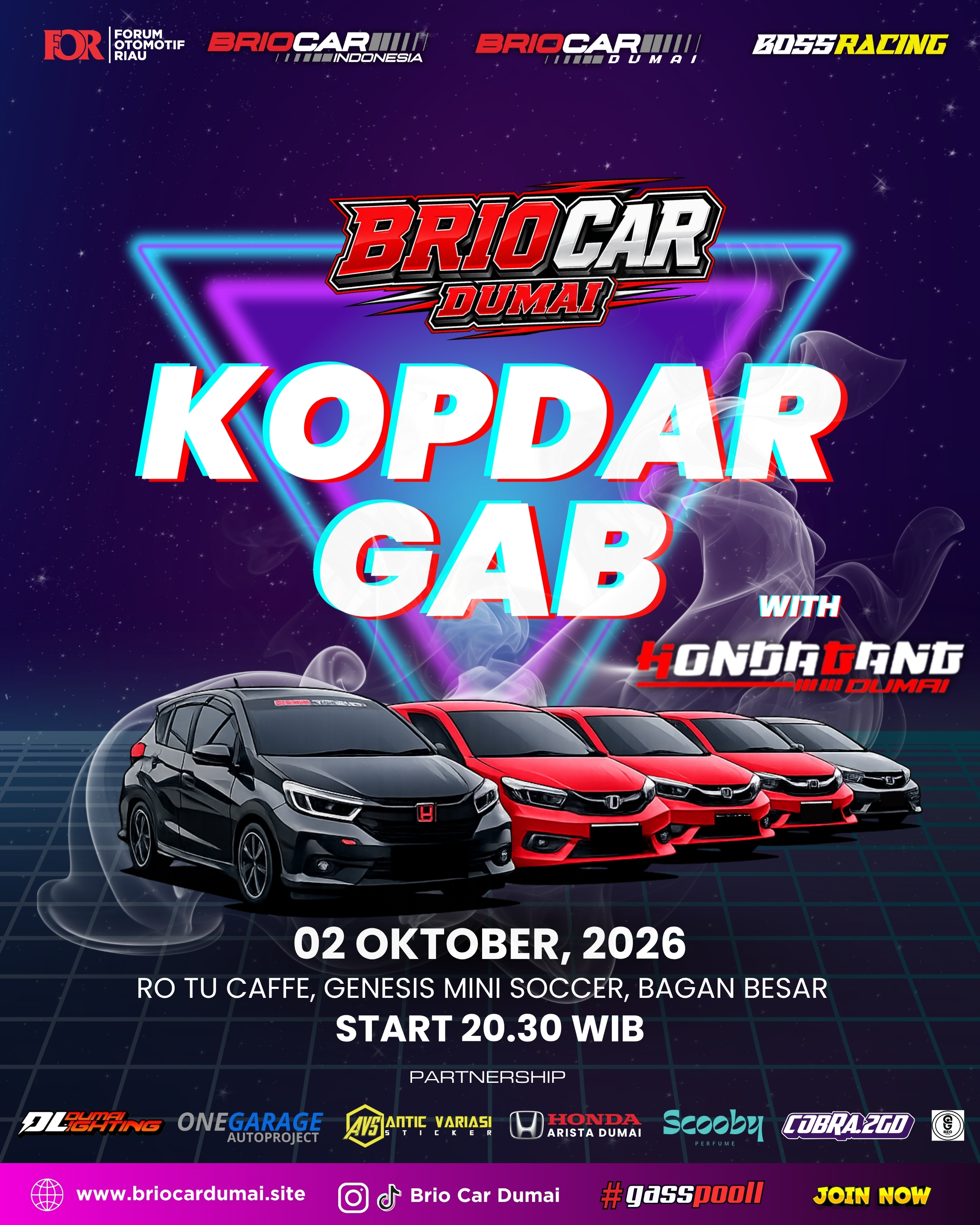 Flyer Kegiatan Brio Car Dumai